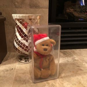 Extremely Rare 1997 Ty Teddy Santa Bear Beanie Baby